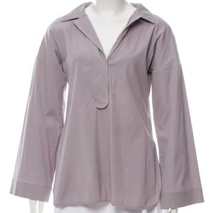 JILL SANDER V-NECK LONG SLEEVE TOP......Size - Small